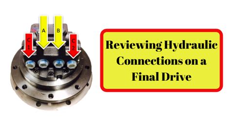 final drive hydraulic connections